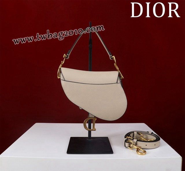 Dior专柜新款迪奥高仿原单长肩带大小号牛皮马鞍包手拎斜挎包 djfk1798